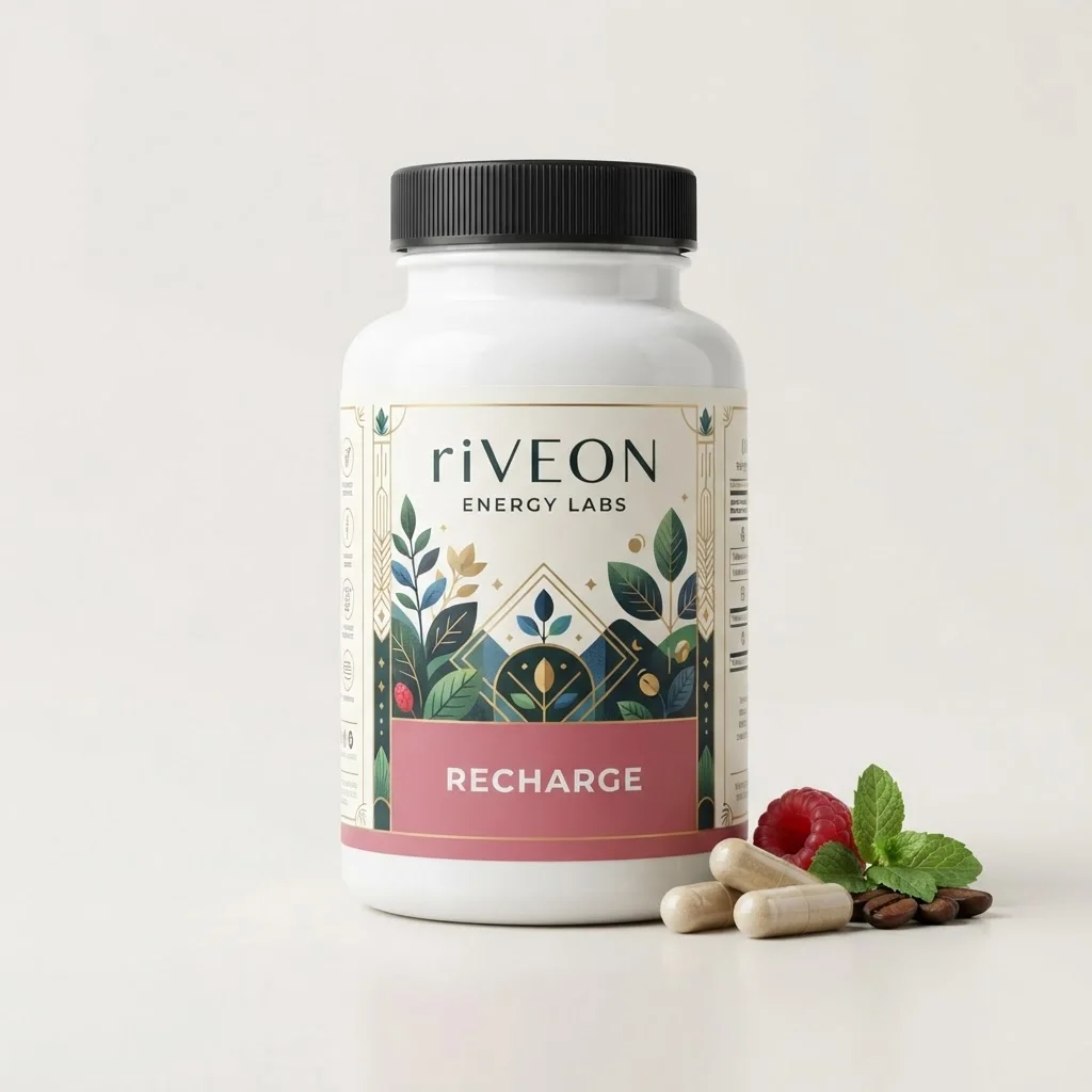 Riveon Energy Labs fles met ingrediënten